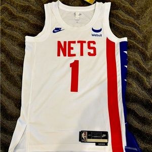 Men’s Nike  Booklyn nets Mikal bridges hardwood classic jersey brand new w tags